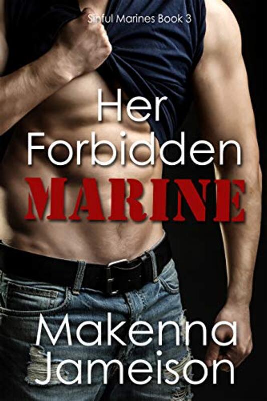 Book cover for "Her Forbidden Marine" by Makenna Jameison