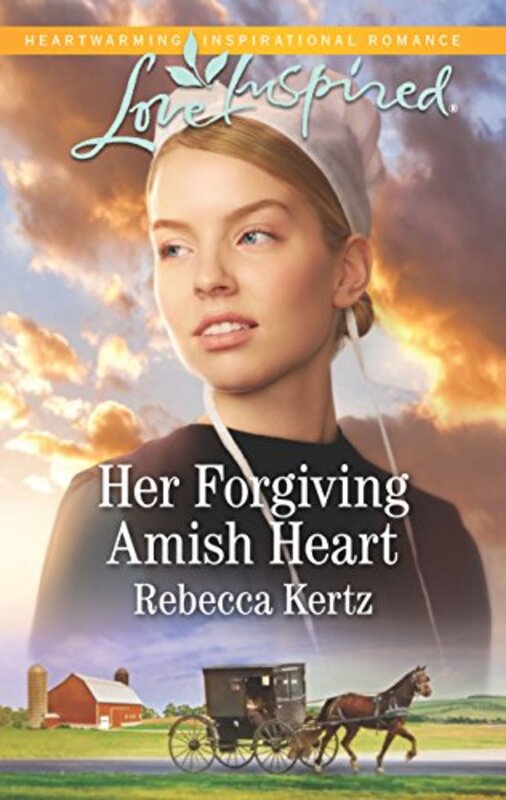 Book cover for "Her Forgiving Amish Heart" by Rebecca Kertz