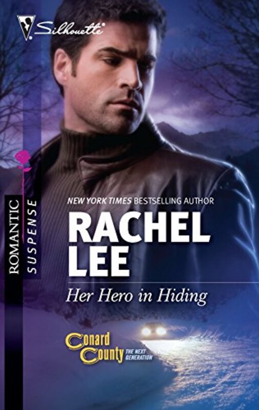 Book cover for "Her Hero in Hiding" by Rachel Lee