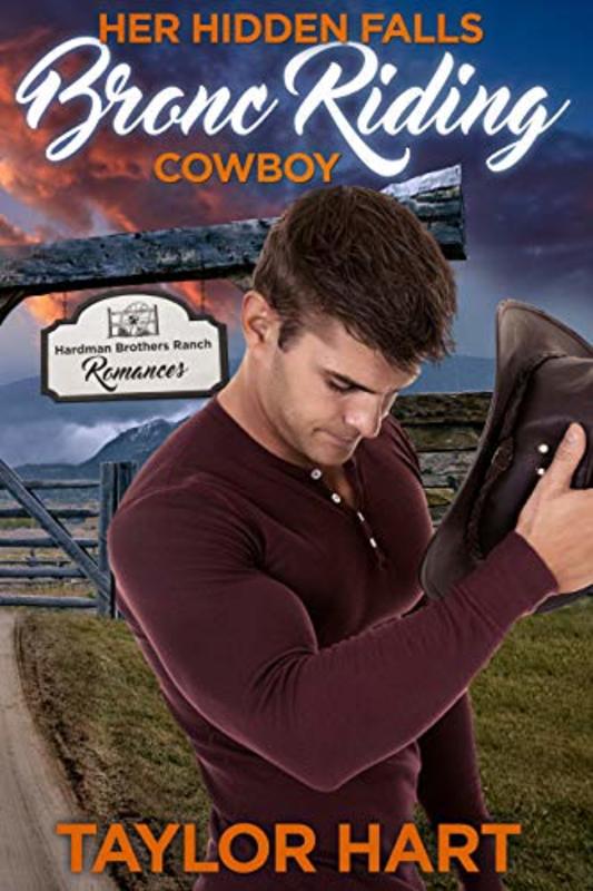 Book cover for "Her Hidden Falls Bronc Riding Cowboy" by Taylor Hart