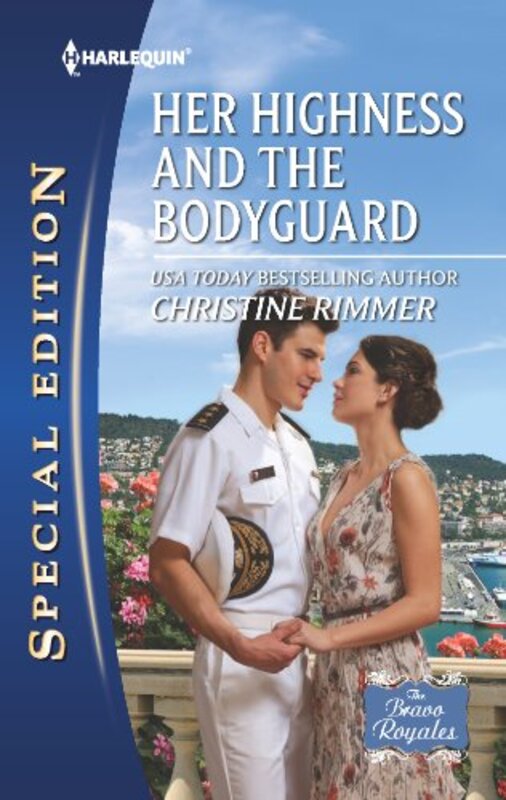 Book cover for "Her Highness and the Bodyguard" by Christine Rimmer