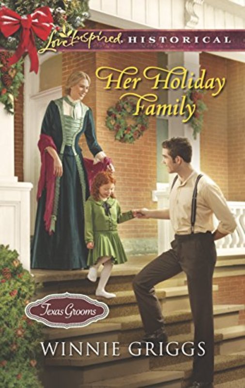 Book cover for "Her Holiday Family" by Winnie Griggs