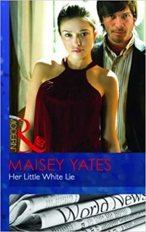 Book cover for "Her Little White Lie" by Maisey Yates