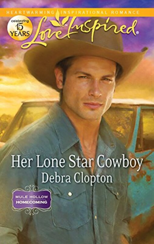 Book cover for "Her Lone Star Cowboy" by Debra Clopton