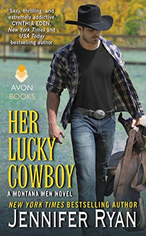 Book cover for "Her Lucky Cowboy" by Jennifer Ryan