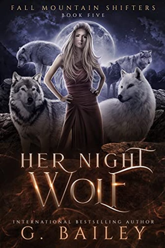Book cover for "Her Night Wolf" by G Bailey