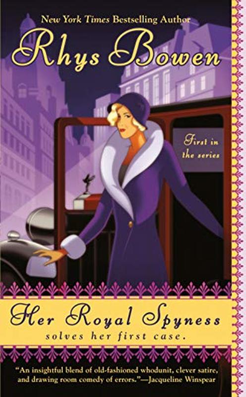 Book cover for "Her Royal Spyness" by Rhys Bowen