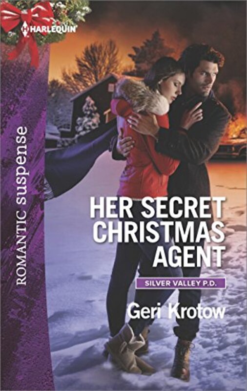 Book cover for "Her Secret Christmas Agent" by Geri Krotow