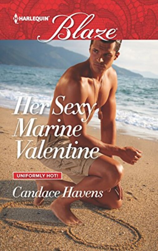 Book cover for "Her Sexy Marine Valentine" by Candace Havens