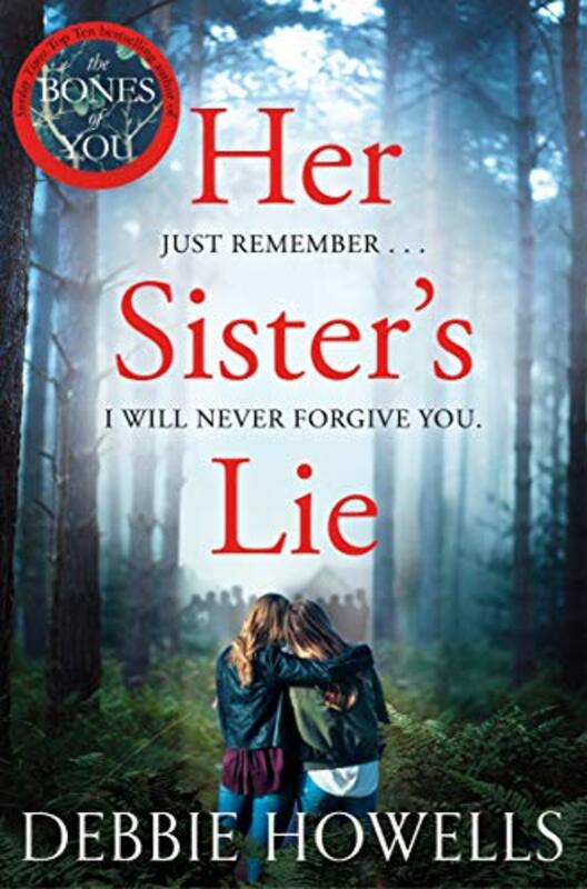 Book cover for "Her Sister's Lie" by Debbie Howells