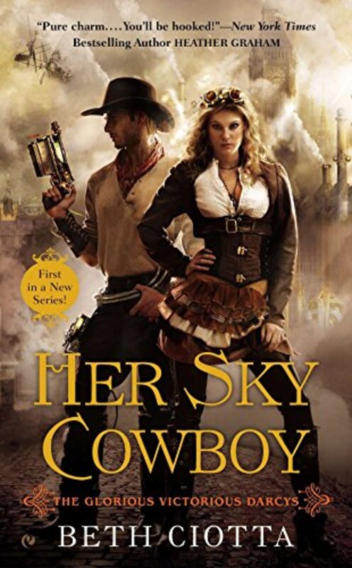 Book cover for "Her Sky Cowboy" by Beth Ciotta