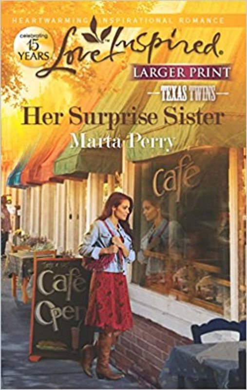 Book cover for "Her Surprise Sister" by Marta Perry