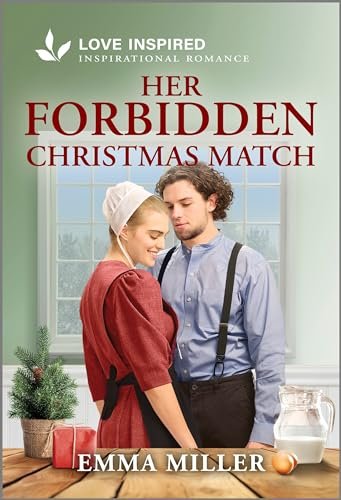 Book cover for "Her Forbidden Christmas Match" by Emma Miller