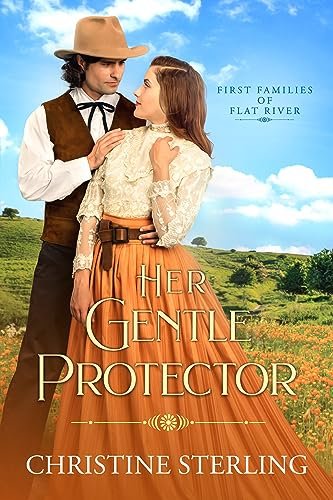 Book cover for "Her Gentle Protector" by Christine Sterling