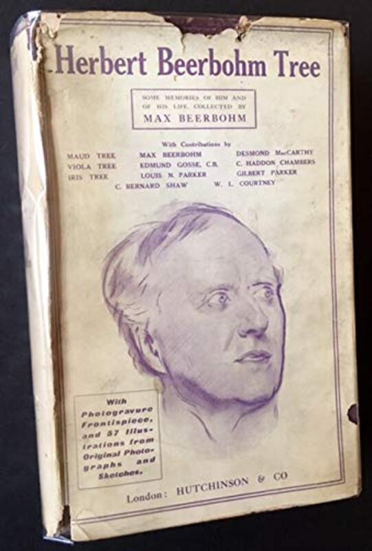 Book cover for "Herbert Beerbohm Tree" by Max Beerbohm