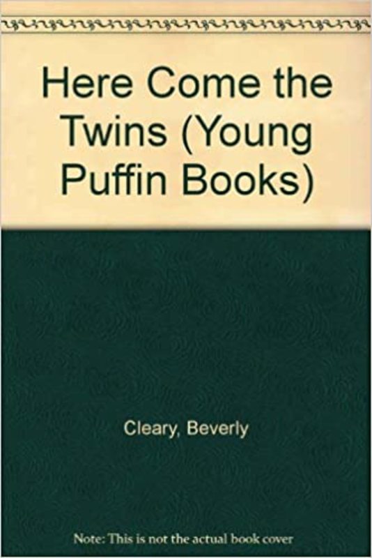 Book cover for "Here Come The Twins" by Beverly Cleary