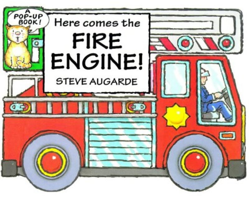 Book cover for "Here Comes The Fire Engine! Empty C/Pack" by Steve Augarde