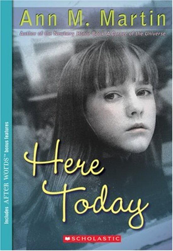 Book cover for "Here Today" by Ann M Martin