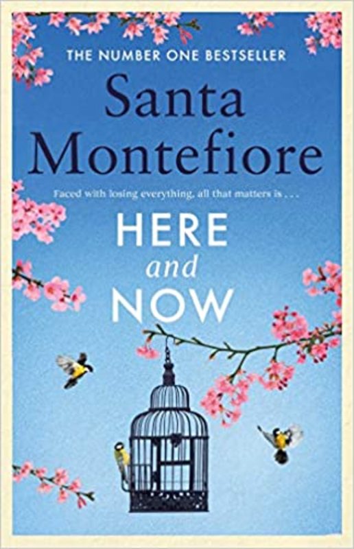 Book cover for "Here and Now" by Santa Montefiore