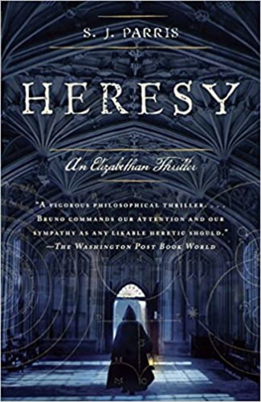 Book cover for "Heresy" by Stephanie Merritt