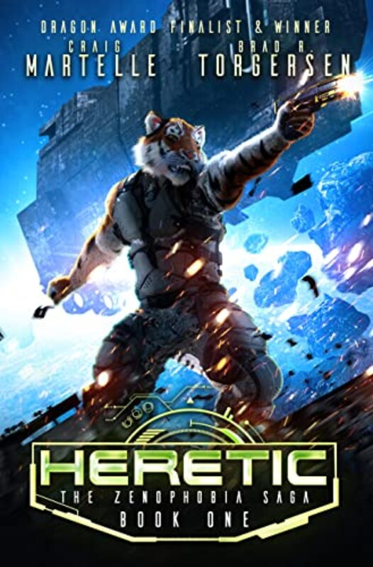 Book cover for "Heretic" by Craig Martelle