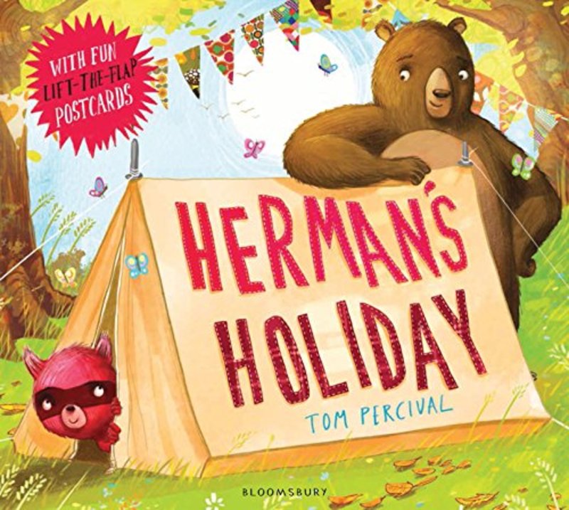 Book cover for "Herman's Holiday" by Tom Percival