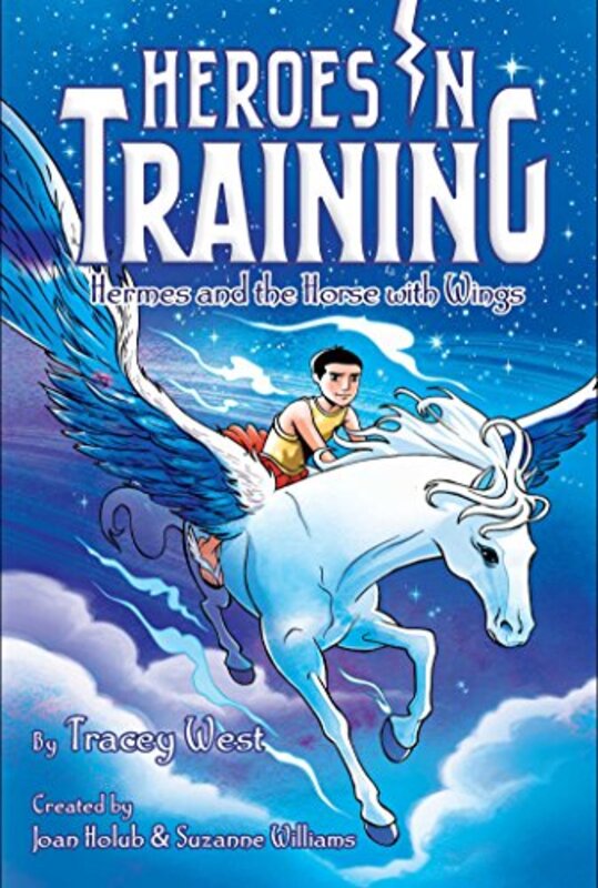 Book cover for "Hermes and the Horse with Wings" by Tracey West