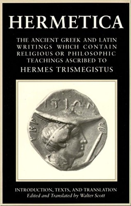 Book cover for "Hermetica, Vol. 1" by Sir Walter Scott