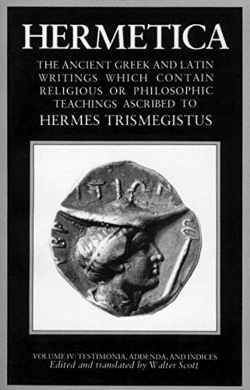Book cover for "Hermetica, Vol. 4" by Sir Walter Scott