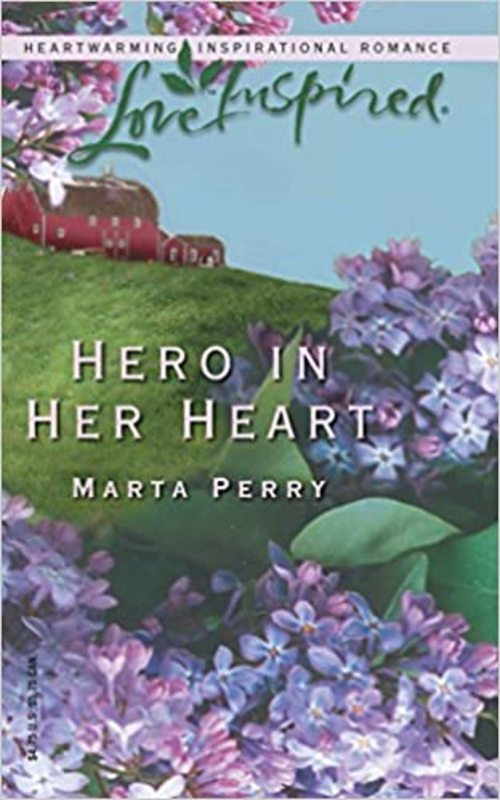 Book cover for "Hero in Her Heart" by Marta Perry