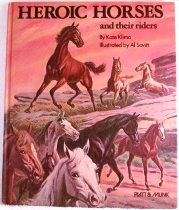 Book cover for "Heroic Horses and Their Riders" by Kate Klimo