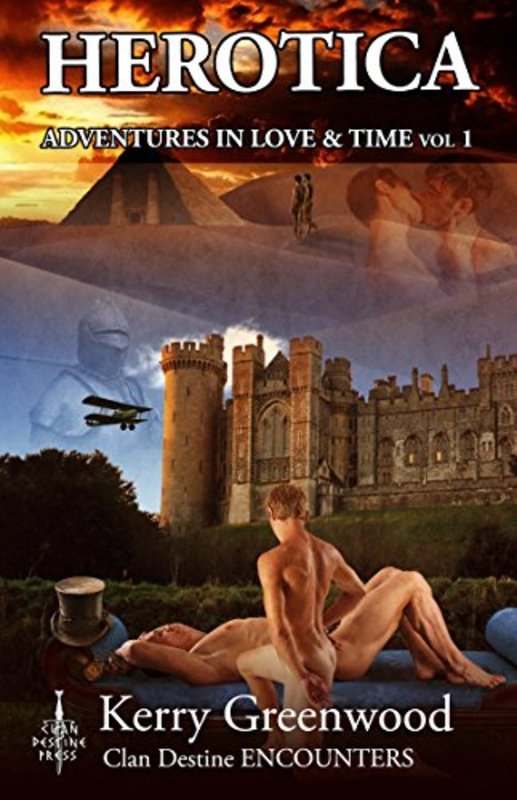 Book cover for "Herotica" by Kerry Greenwood