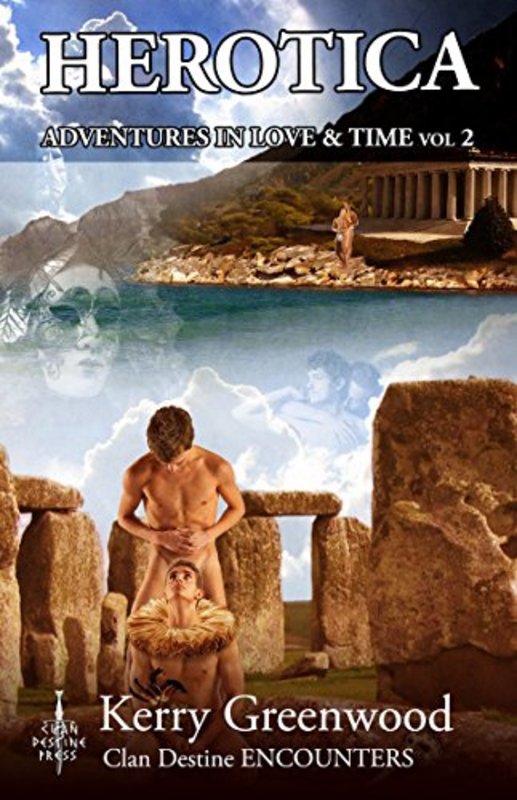 Book cover for "Herotica 2" by Kerry Greenwood
