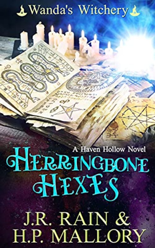 Book cover for "Herringbone Hexes" by J R Rain
