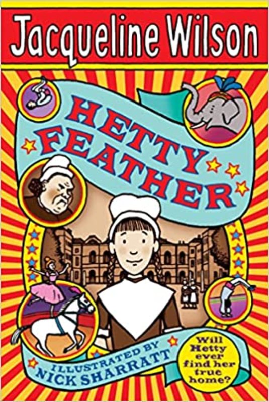 Book cover for "Hetty Feather" by Jacqueline Wilson