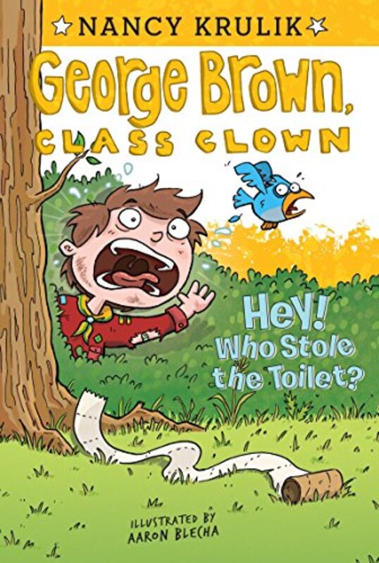 Book cover for "Hey! Who Stole the Toilet?" by Nancy Krulik