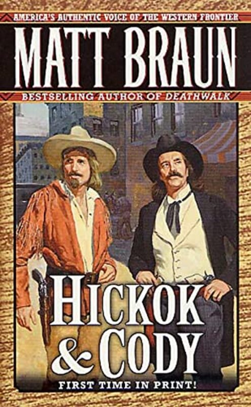 Book cover for "Hickok and Cody" by Matt Braun