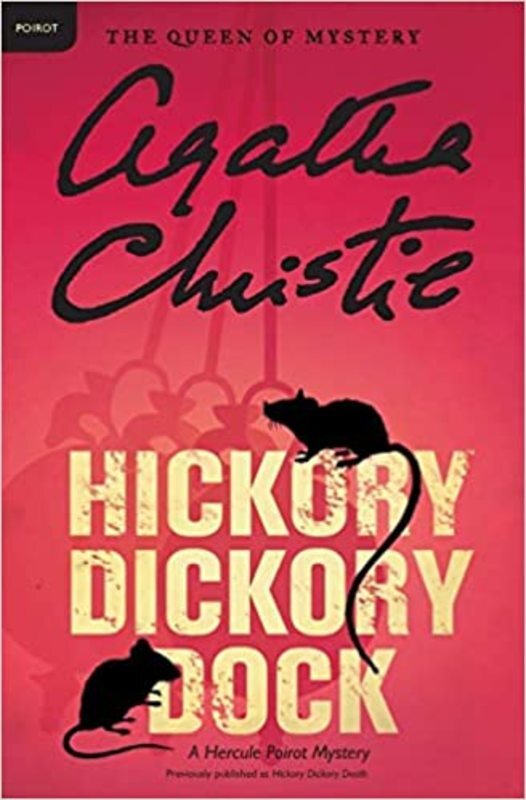 Book cover for "Hickory Dickory Dock" by Agatha Christie