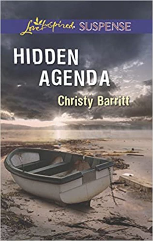 Book cover for "Hidden Agenda" by Christy Barritt