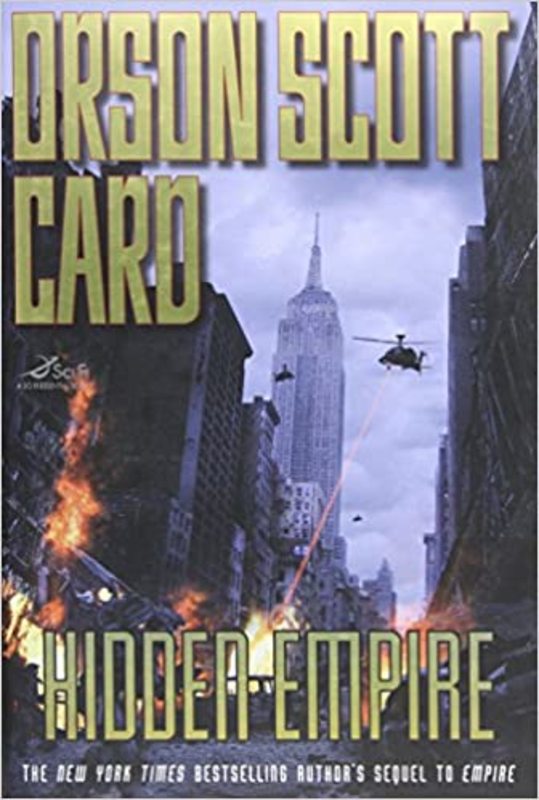 Book cover for "Hidden Empire" by Orson Scott Card