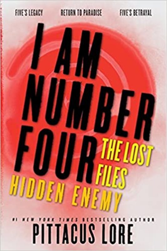 Book cover for "Hidden Enemy" by Pittacus Lore