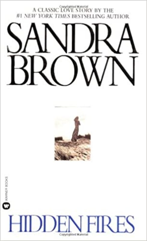 Book cover for "Hidden Fires" by Sandra Brown