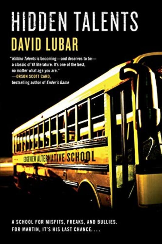 Book cover for "Hidden Talents" by David Lubar