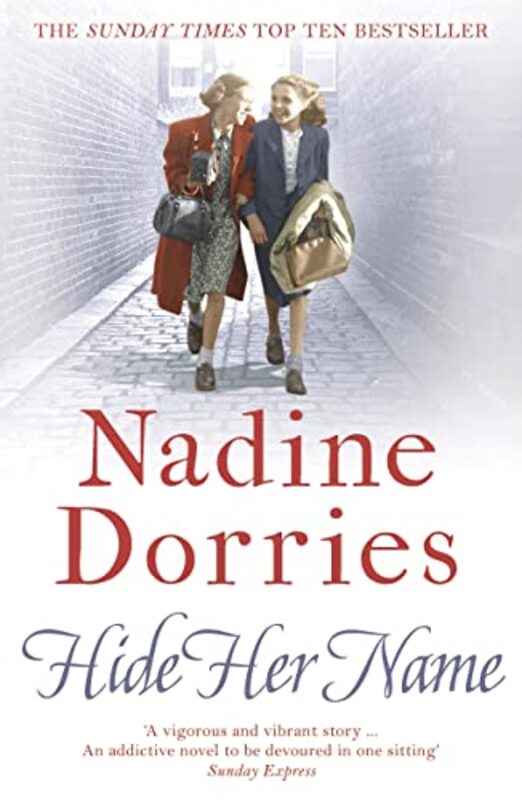 Book cover for "Hide Her Name" by Nadine Dorries