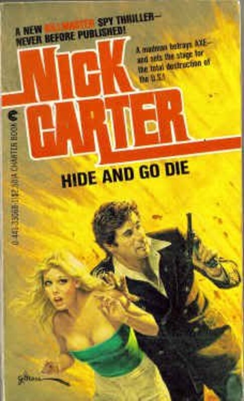 Book cover for "Hide and Go Die" by Nick Carter