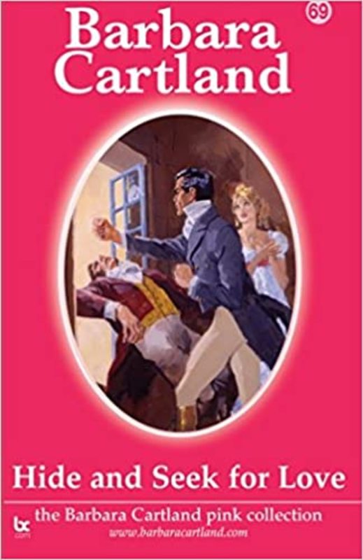 Book cover for "Hide and Seek for Love" by Barbara Cartland