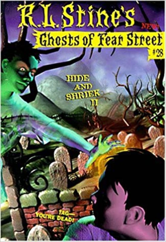 Book cover for "Hide and Shriek II" by R.L. Stine