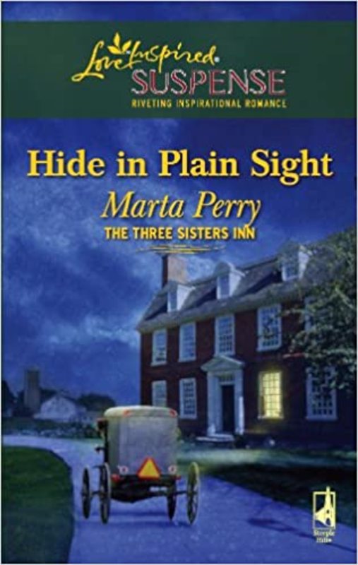 Book cover for "Hide in Plain Sight" by Marta Perry