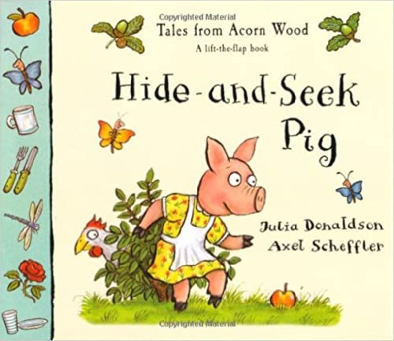 Book cover for "Hide-and-Seek Pig" by Julia Donaldson