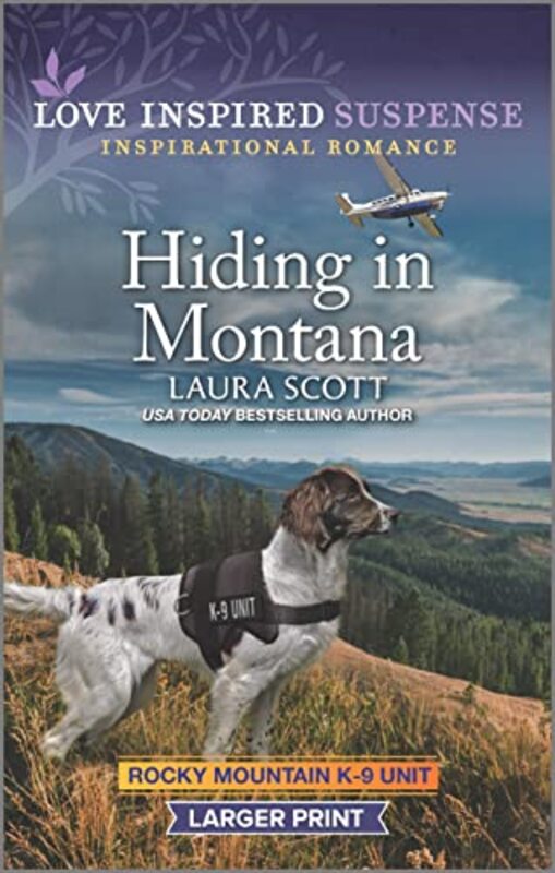 Book cover for "Hiding in Montana" by Laura Scott